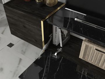 Dekorister Exclusive Veyron Tv Ünitesi Rebab-Mermer