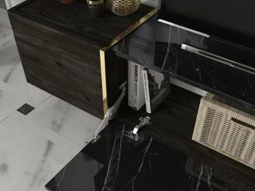Dekorister Exclusive Veyron Tv Ünitesi Rebab-Mermer
