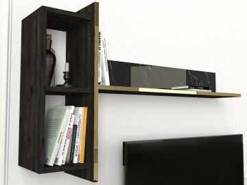 Dekorister Exclusive Veyron Tv Ünitesi Rebab-Mermer