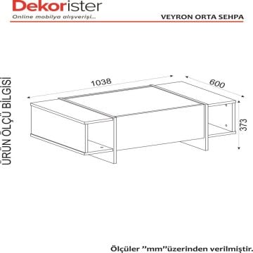 Dekorister Exclusive Veyron Orta Sehpa Rebab-Mermer