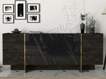 Dekorister Exclusive Veyron Konsol Rebab-Mermer