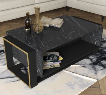 Dekorister Exclusive Bianco Orta Sehpa Mermer