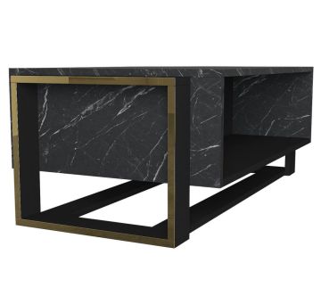 Dekorister Exclusive Bianco Orta Sehpa Mermer