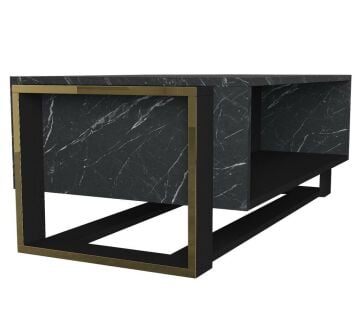 Dekorister Exclusive Bianco Orta Sehpa Mermer