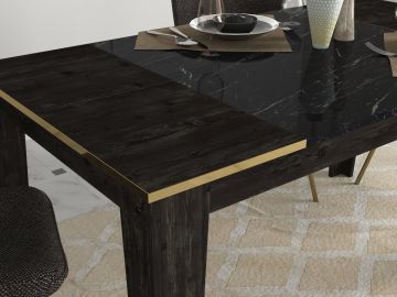 Dekorister Exclusive Veyron Yemek Masası Rebab-Mermer
