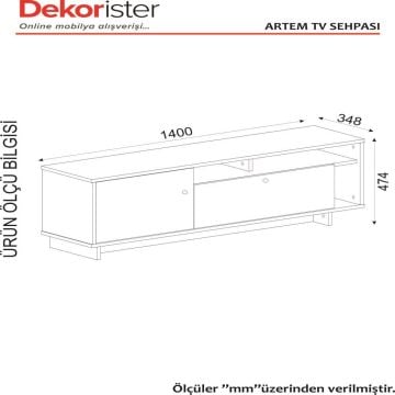 Dekorister Exclusive Artem Tv Ünitesi Rebab-Mermer