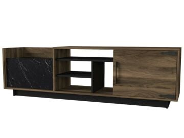 Dekorister Exclusive Siento Tv Ünitesi Ceviz-Mermer