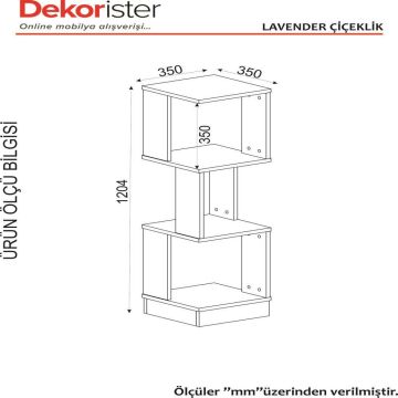 Dekorister Levander Çiçeklik Beyaz