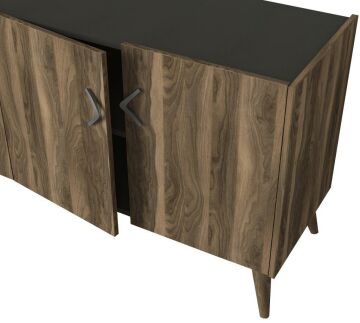 Dekorister Exclusive Wood Konsol Ceviz-Antrasit