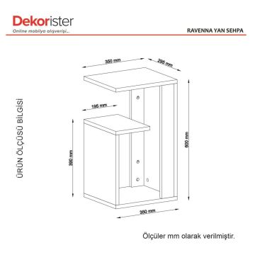 Dekorister Ravenna Koltuk Yan Sehpa Beyaz-Mermer