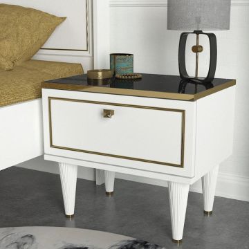 Dekorister Exclusive Ravenna Komidin Beyaz-Mermer