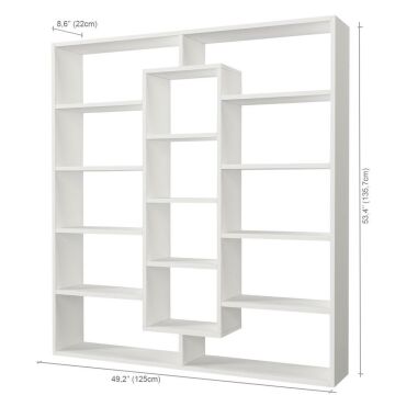 Dekorister Ample Kitaplık Beyaz
