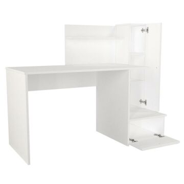 Dekorister Shellon Çalışma Masası Beyaz