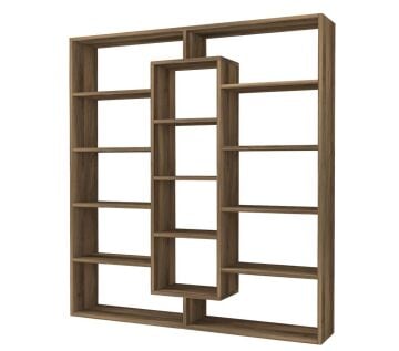 Dekorister Ample Kitaplık Ceviz