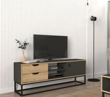 Dekorister Dolores Tv Ünitesi Antrasit - Safir