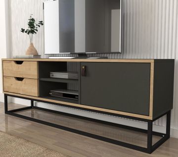 Dekorister Dolores Tv Ünitesi Antrasit - Safir