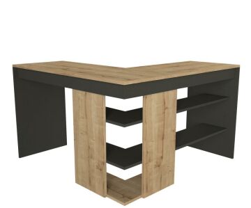 Dekorister Stylo Çalışma Masası Safir - Antrasit