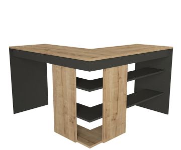 Dekorister Stylo Çalışma Masası Safir - Antrasit