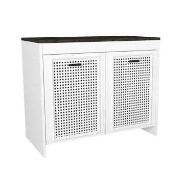 Dekorister Done Konsol Beyaz-Rebab - 90 cm