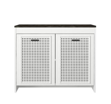 Dekorister Done Konsol Beyaz-Rebab - 90 cm