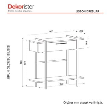 Dekorister Lisbon Dresuar Rebab - Mermer
