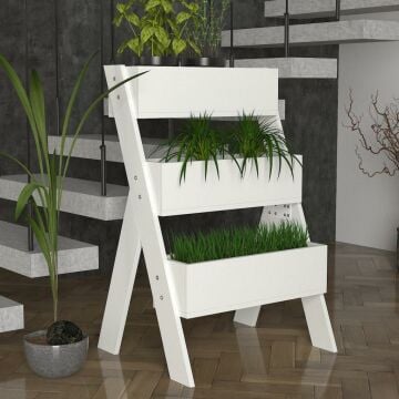 Dekorister Gardenia Çiçeklik Beyaz