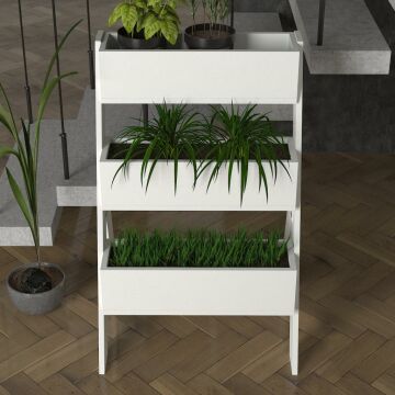 Dekorister Gardenia Çiçeklik Beyaz