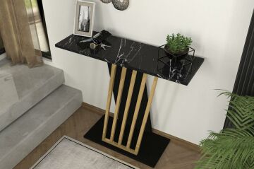 Dekorister Gravity Dresuar Siyah - Mermer