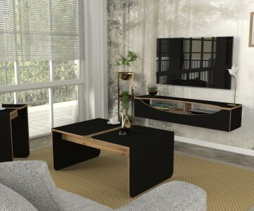 Dekorister Gieza Tv Stand Siyah - Atlantik Çam