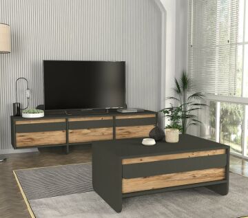Dekorister Maggie Tv Stand Antrasit - Atlantik Çam