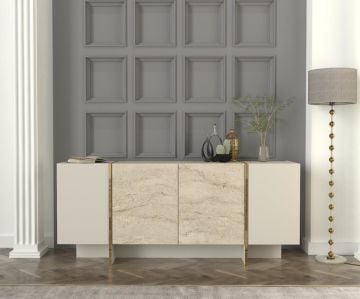Dekorister Exclusive Veyron Konsol Kumtaşı-Traverten