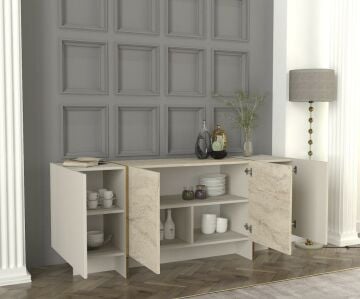 Dekorister Exclusive Veyron Konsol Kumtaşı-Traverten