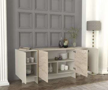 Dekorister Exclusive Veyron Konsol Kumtaşı-Traverten