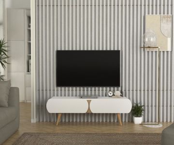 Dekorister Elody Tv Ünitesi 120 cm Beyaz - Sepet