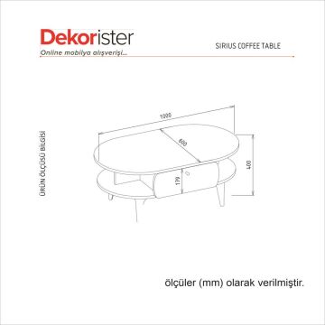Dekorister Sirius Orta Sehpa - Sepet