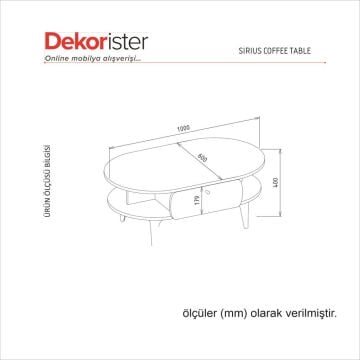 Dekorister Sirius Orta Sehpa - Sepet