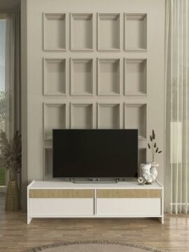 Dekorister Cosmos Tv Sehpası Beyaz - Rota 150 cm