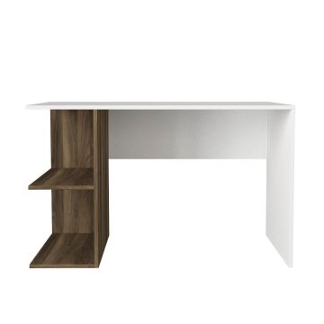 Dekorister Elegance Çalışma Masası Beyaz-Ceviz