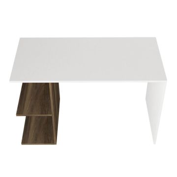 Dekorister Elegance Çalışma Masası Beyaz-Ceviz