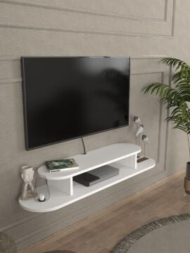 Dekorister Koza Tv Sehpası Beyaz 120 cm
