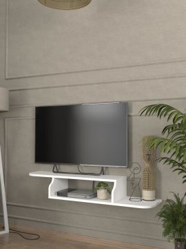 Dekorister Macros Tv Sehpası Beyaz 120 cm