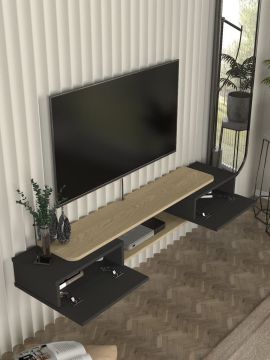 Dekorister Glint Tv Sehpası Antrasit - Rota 150 cm