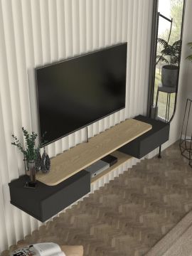 Dekorister Glint Tv Sehpası Antrasit - Rota 150 cm