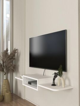 Dekorister Toby Tv Sehpası Beyaz 115 cm
