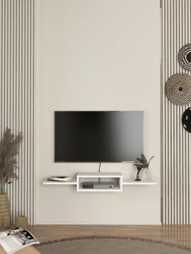 Dekorister Toby Tv Sehpası Beyaz 115 cm