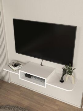 Dekorister Toby Tv Sehpası Beyaz 115 cm