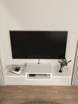 Dekorister Toby Tv Sehpası Beyaz 115 cm