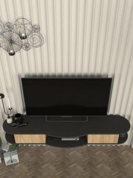 Dekorister Perk Tv Stand Antrasit - Sepet 150 cm