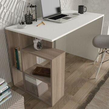 Dekorister Labran Çalışma Masası Beyaz-Cordoba