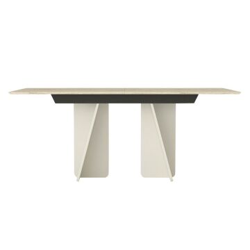 Dekorister Sevilla Yemek Masası Kumtaşı - Traverten 180cm